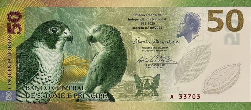São Tomé and Príncipe Celebrates with Remarkable New Note