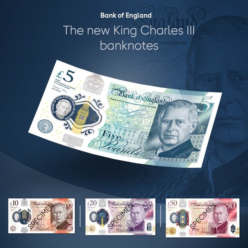 Bank of England Unveils New Charles III Notes