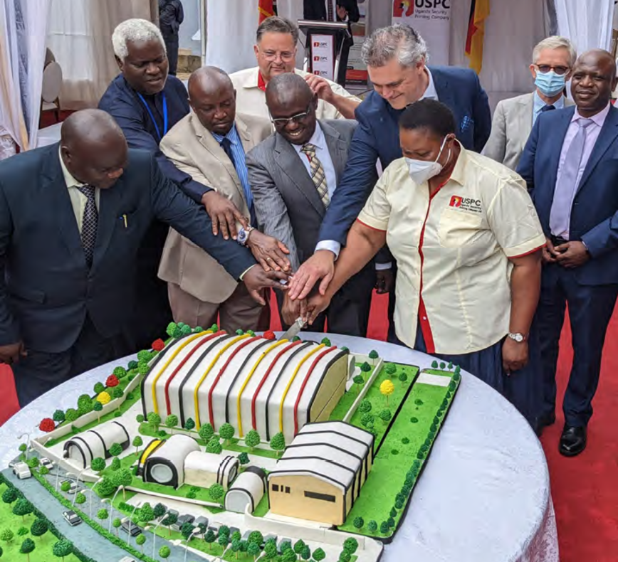 Groundbreaking Ceremony for New Ugandan Secure Printworks