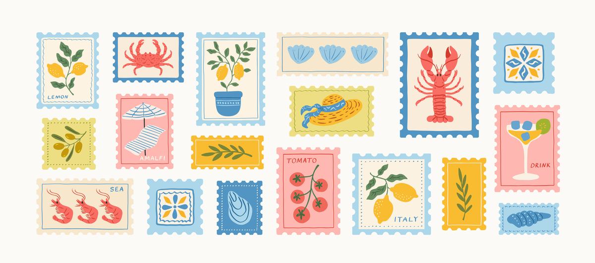 Postage Stamps with Holograms