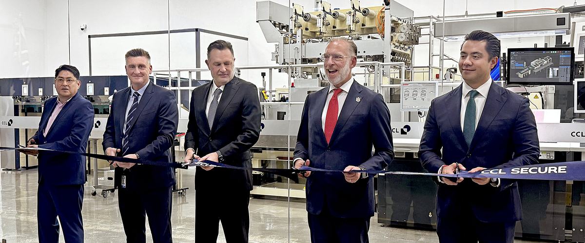 A World 1st for Latin America as CCL Secure Installs New Advanced Foil Application Line in Mexico