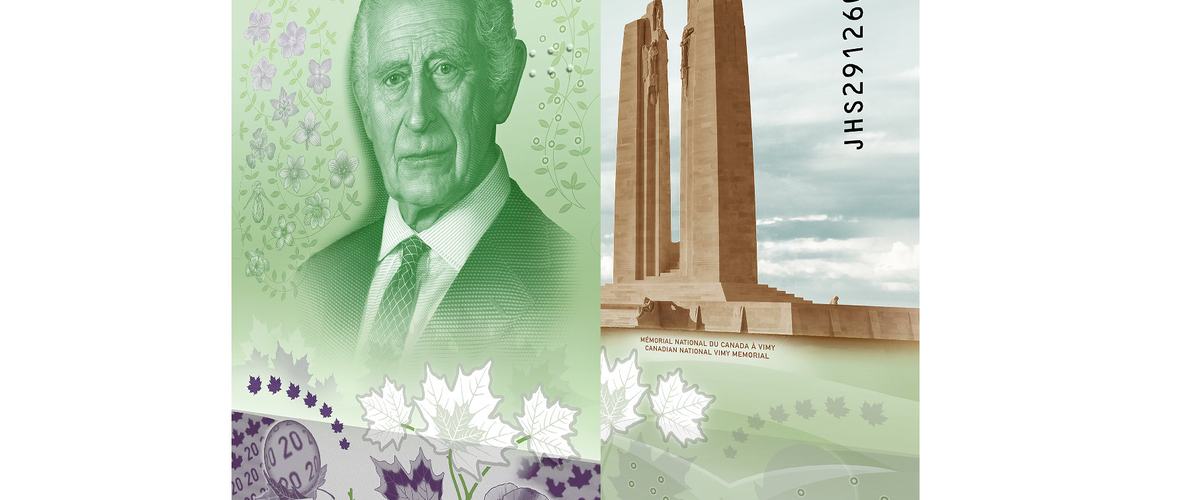 Bank of Canada Unveils Design for New $20 Banknote