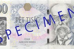 Czech National Bank Adds Holographic Foil to CZK 5,000 Note