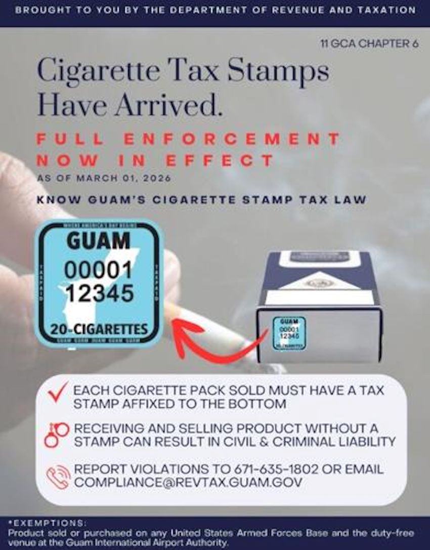Guam Launches Tobacco Stamps – Nine Years After They Came Into Law