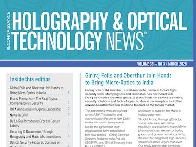 Holography & Optical Technology News