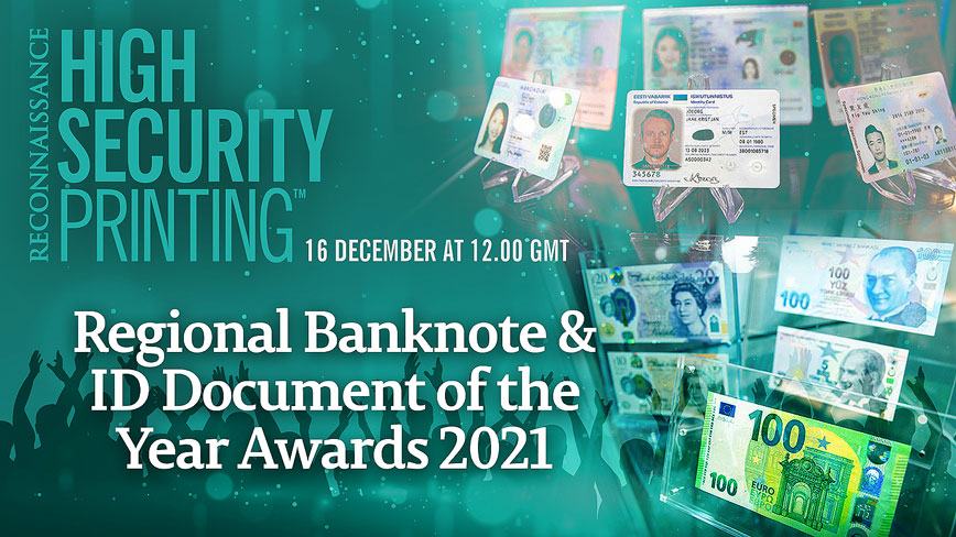 High Security Print Awards Celebrate Best in Class of 2021