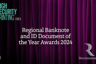 The Very Best in Design and Innovation in EMEA Recognised at 2024 Regional Banknote and ID Document Awards