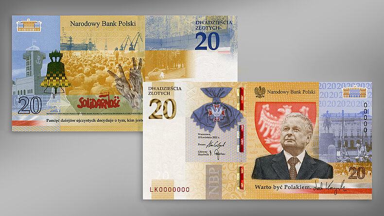 First Legal Tender Banknote with a KURZ THREAD