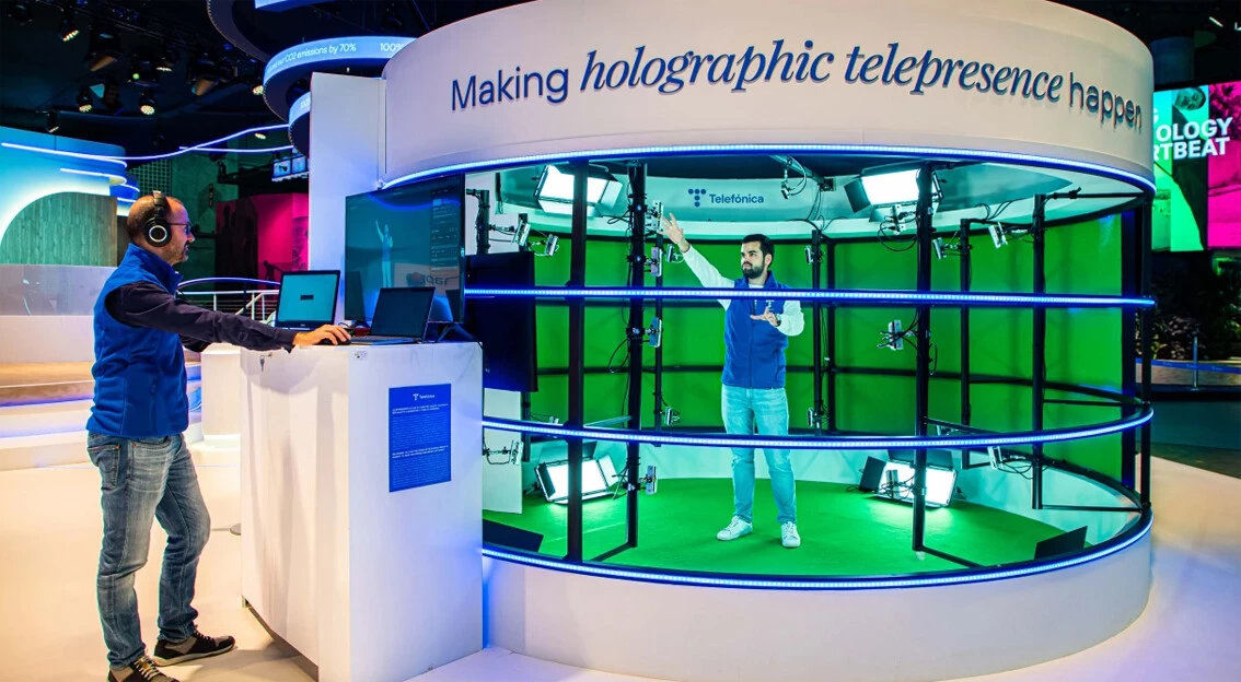 Holopresence Demonstration at MWC 2023