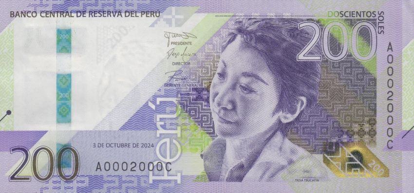 Updated Banknote for Peru