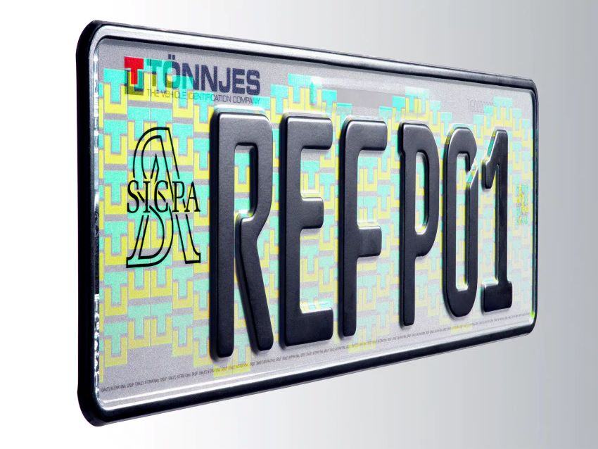 TÖNNJES Presents New License Plate Authentication Solution with SICPA