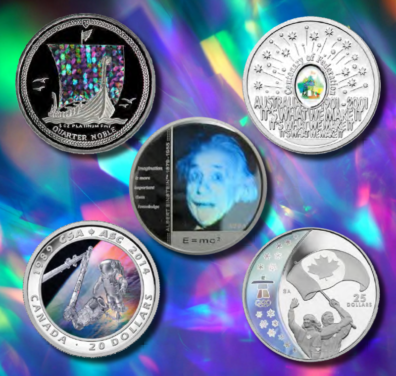 Making Money with Holographic Coins