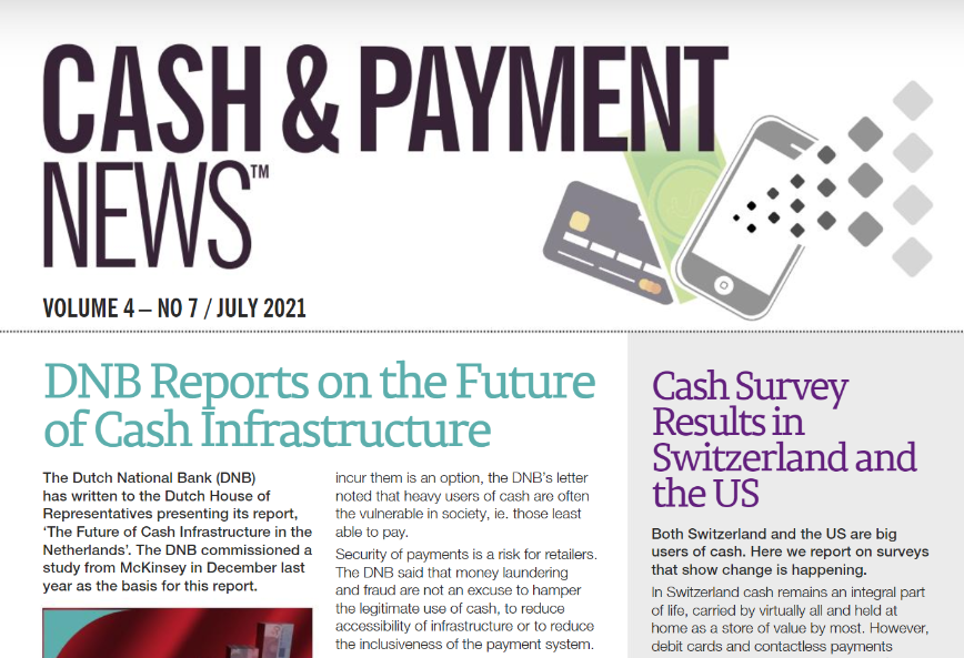 Cash & Payment News July Issue