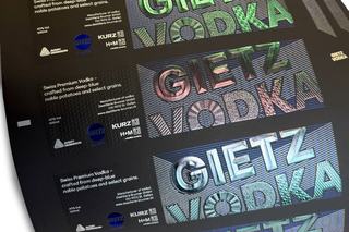 Gietz Vodka Label Showcases ROFO 450 ECO Capabilities