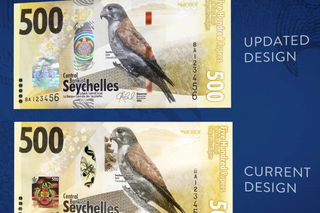 Fly Out, Turtle In: Optiks Gives Way to Holographic Foil on Seychelles 500 Rupee